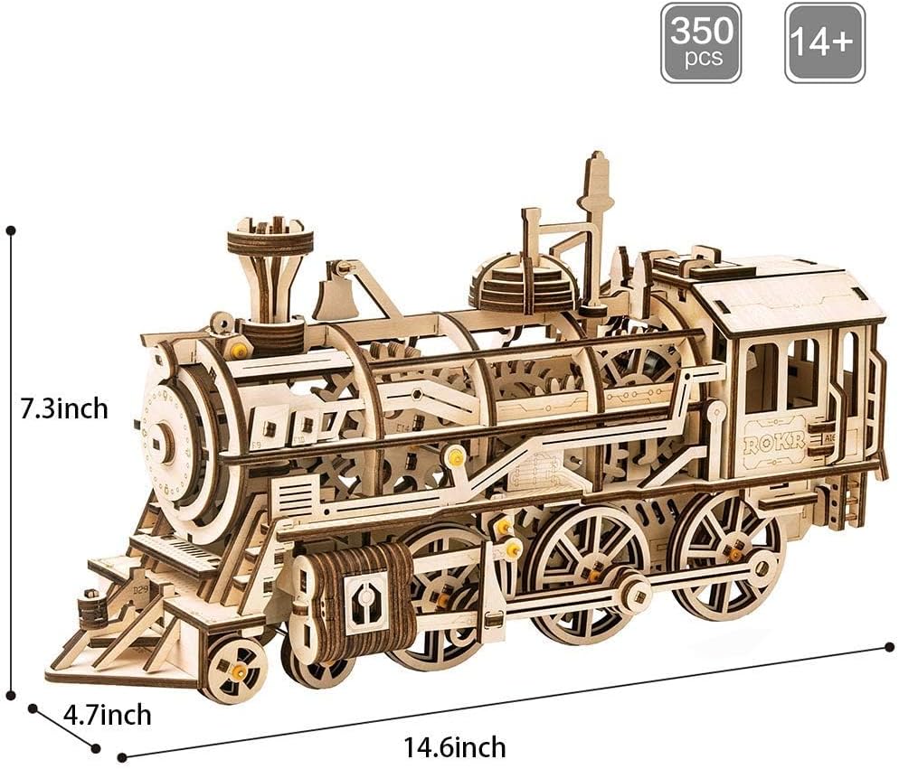 Robotime ROKR Movable Locomotive