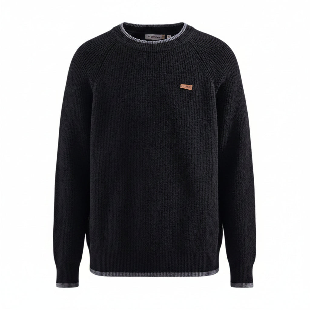 Men's Loose Fit Raglan Knitted Sweater – Autumn/Winter