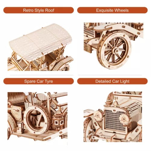 ROKR 3D Wooden Puzzle Vintage Car MC801