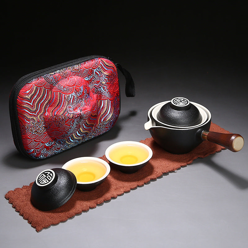 Travel Tea Set Portable Lazy Automatic