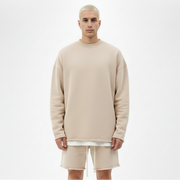 Men's Sports Training Set – Long Sleeve Top & Shorts