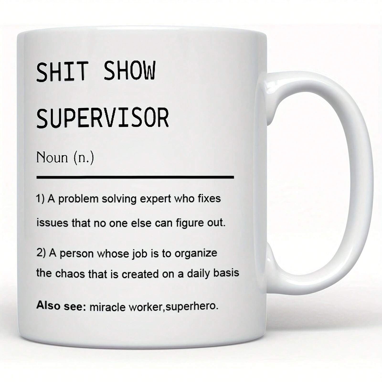 Simple Fashion Office Printing Ceramic Mug