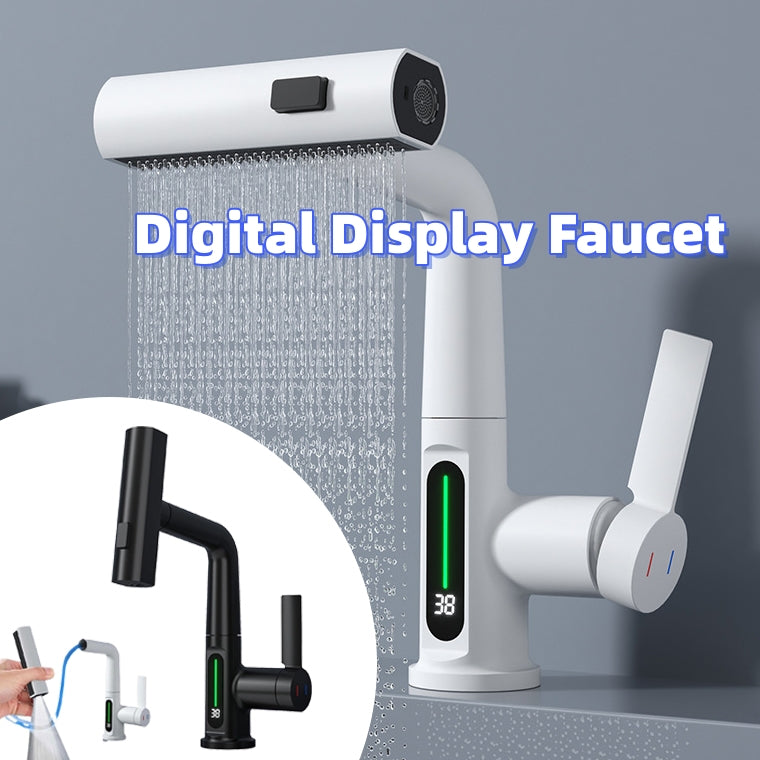 Intelligent Digital Display Pull-out Faucet
