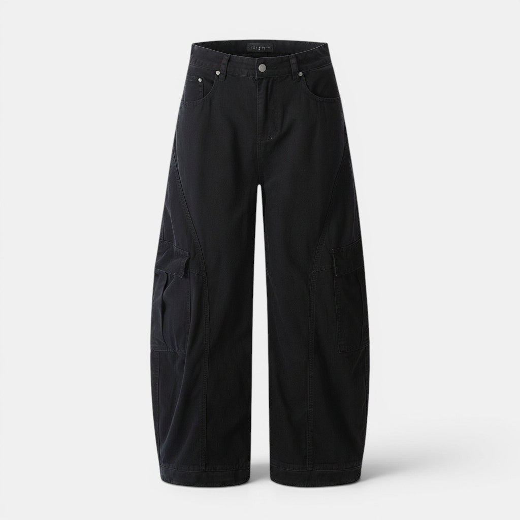 Retro High Street Utility Cargo Matchet Pants