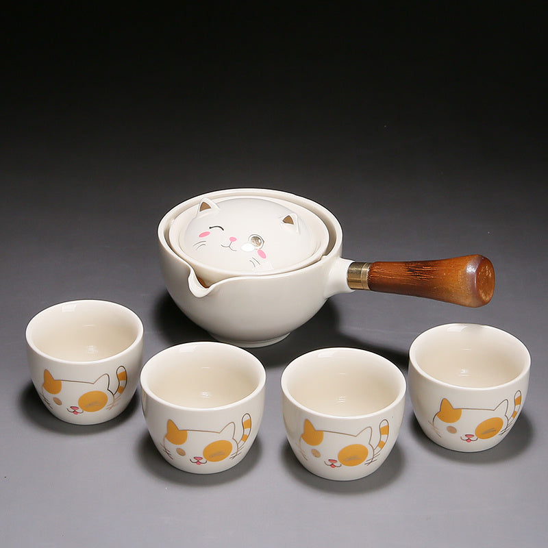 Travel Tea Set Portable Lazy Automatic
