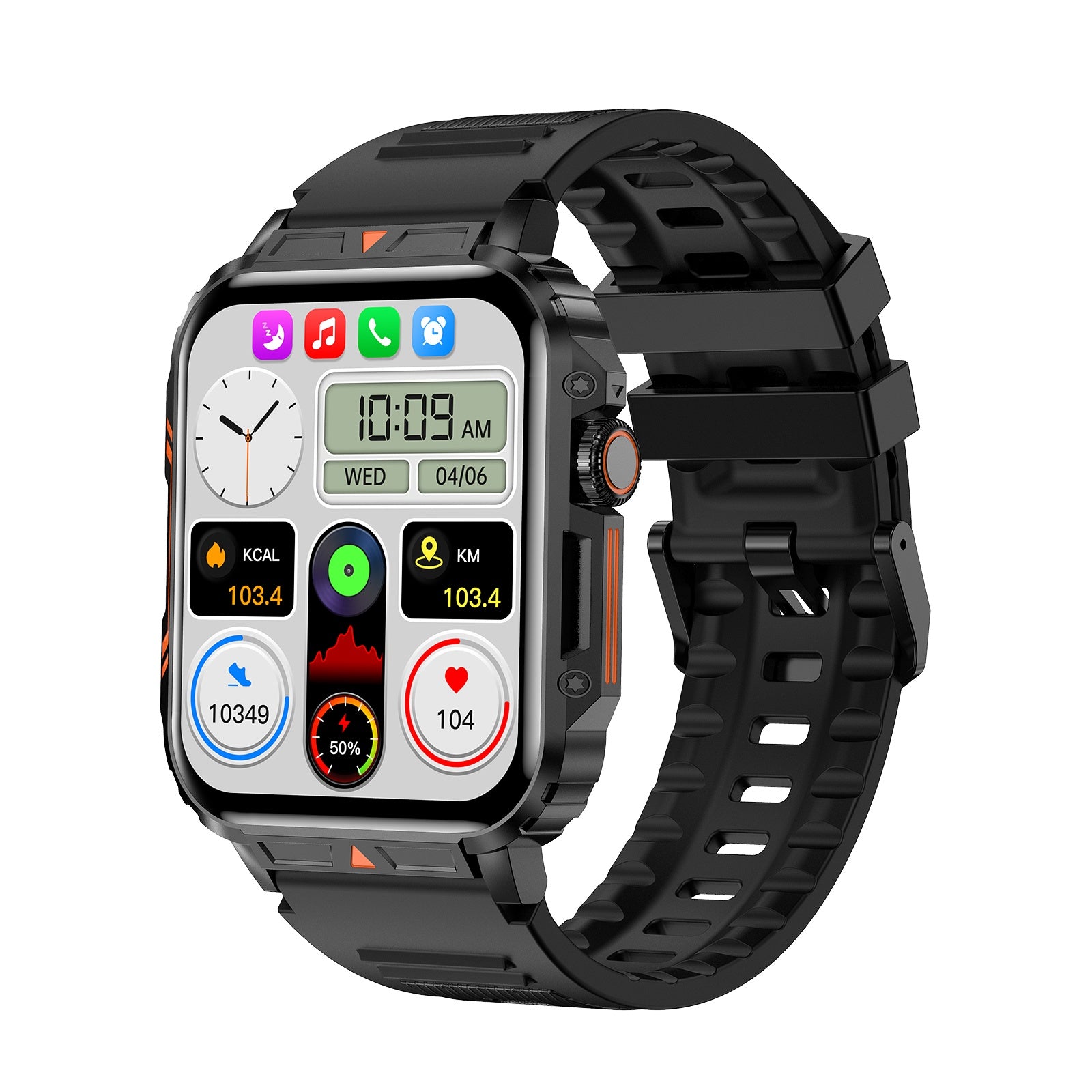 L81 Outdoor Rugged Square Smartwatch