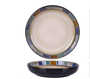 Dish Dishes Western-style Household Dishes Fruit Dishes Flat Dishes Nordic Tableware