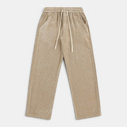 Men's Corduroy Draped Knit Sweatpants