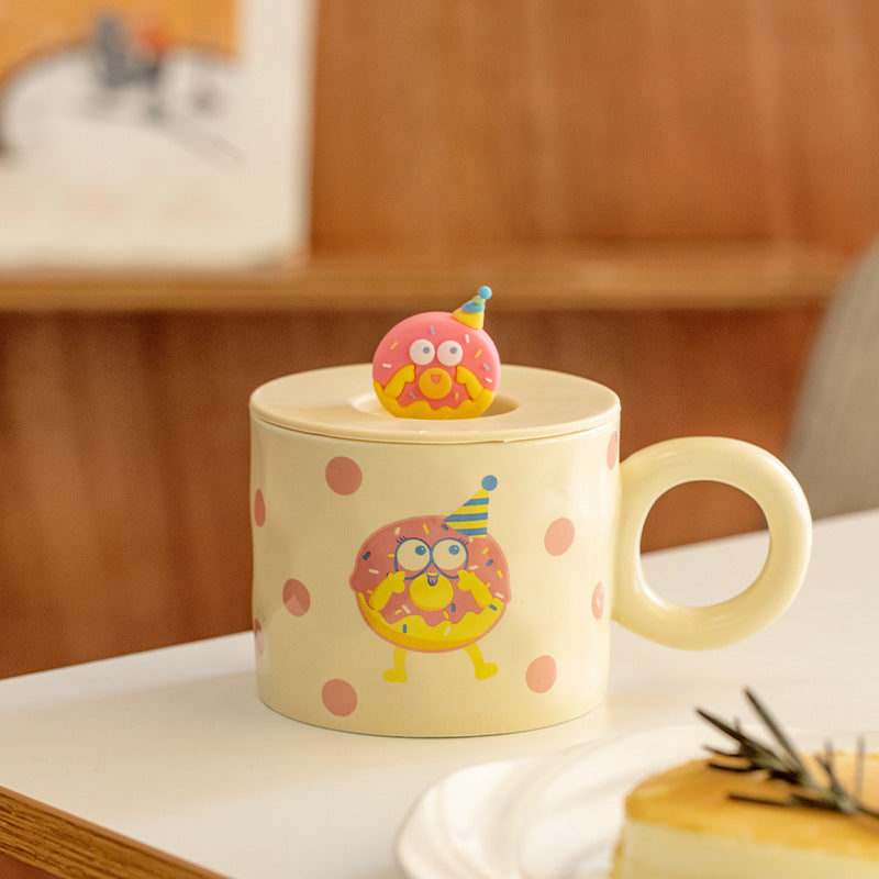 Cream Wind Band Cover Mug