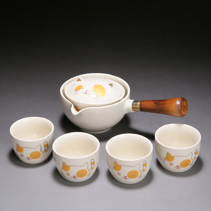 Travel Tea Set Portable Lazy Automatic