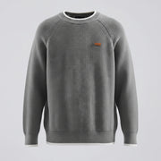 Men's Loose Fit Raglan Knitted Sweater – Autumn/Winter