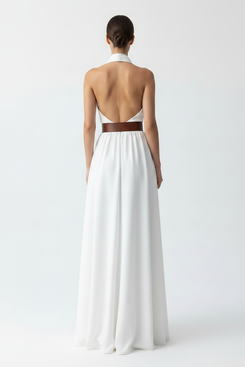Women's Sexy Sleeveless Backless Wide-Leg Jumpsuit