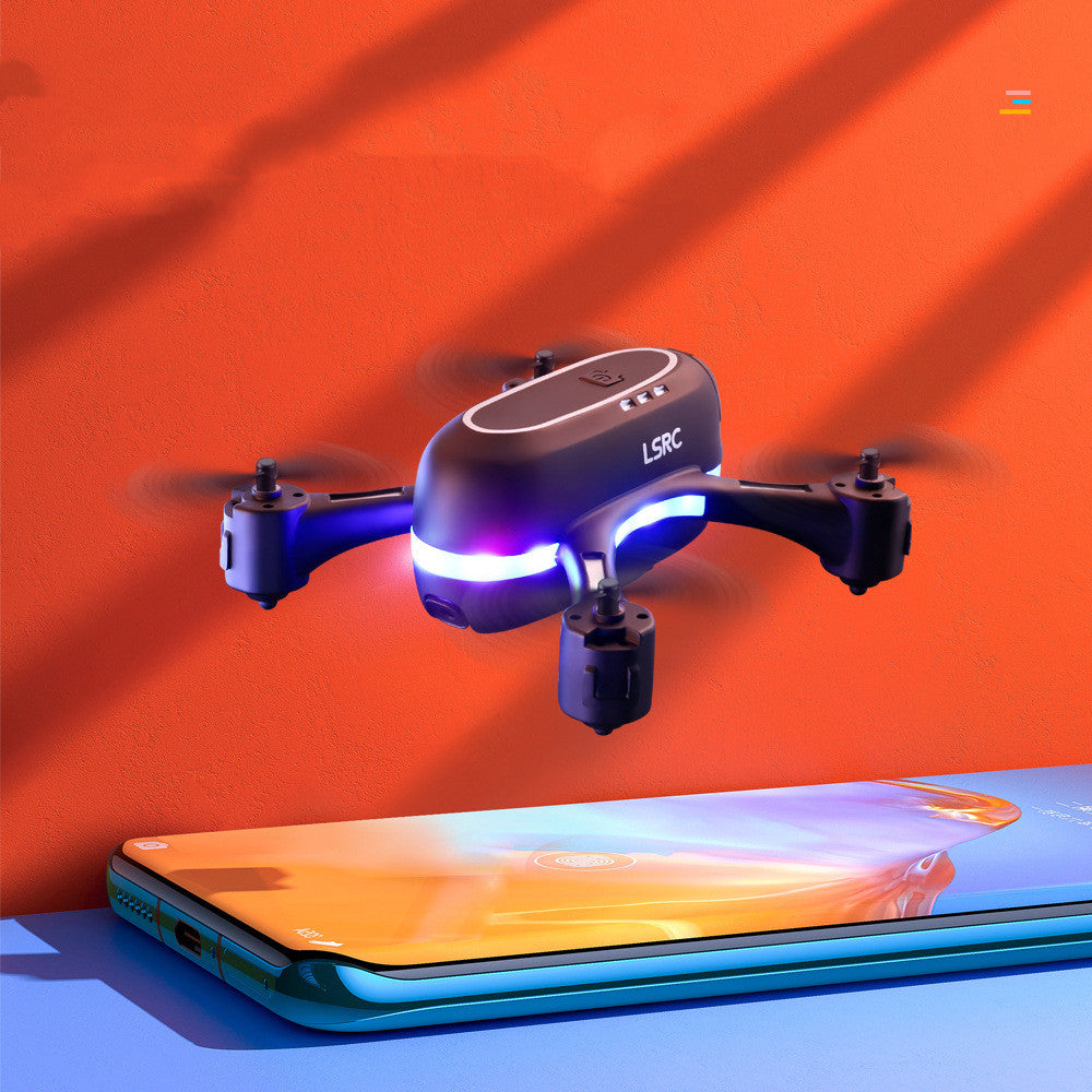 Mini Gradient LED Remote Control Aerial Plane