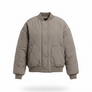 Women's Chic Buckle Solid Color Long-Sleeve Winter Coat
