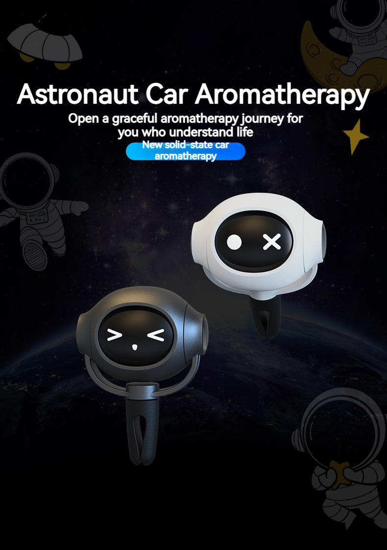 Cartoon Astronaut Car Fragrance Diffuser with Changing Expressions