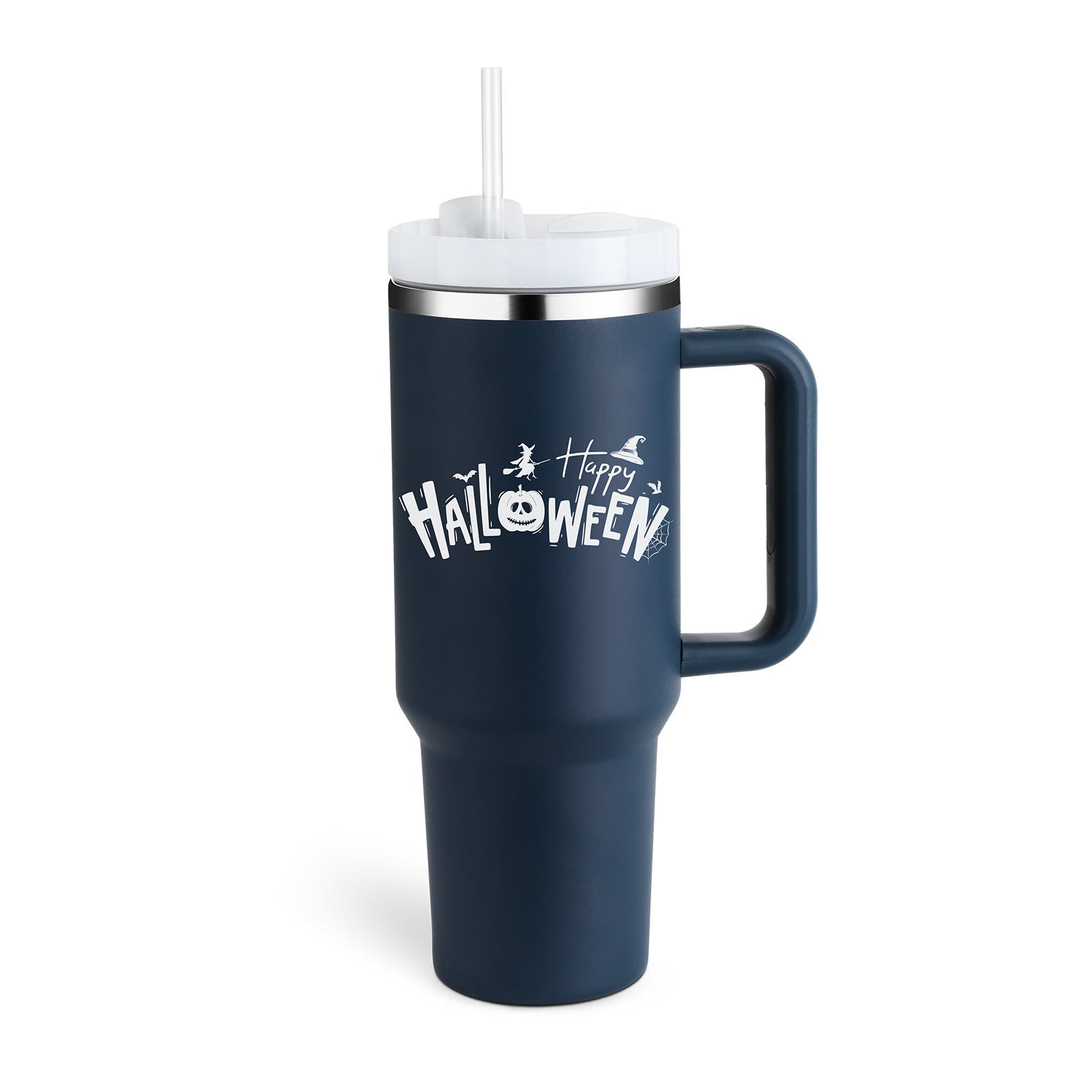 40 Oz Insulated Stainless Steel Tumbler with Handle