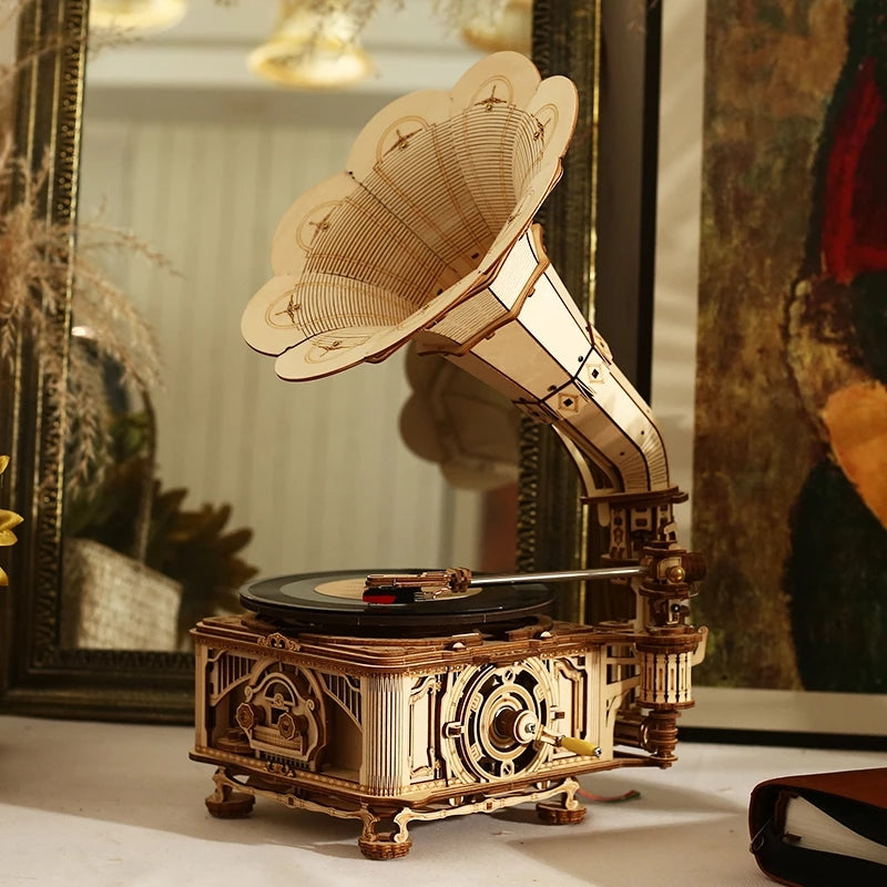 Robotime ROKR Classic Gramophone