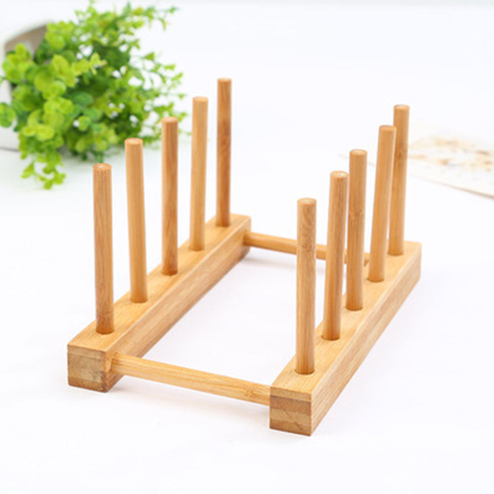 Tableware display wooden tea cake rack