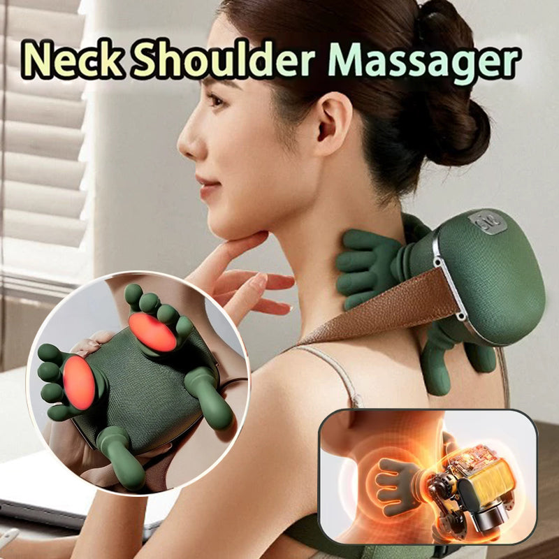 Wireless Electric Neck & Shoulder Kneading Massage Shawl