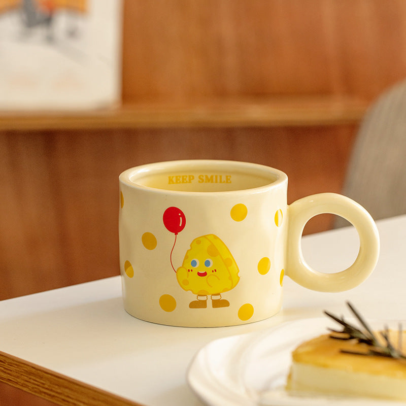 Cream Wind Band Cover Mug