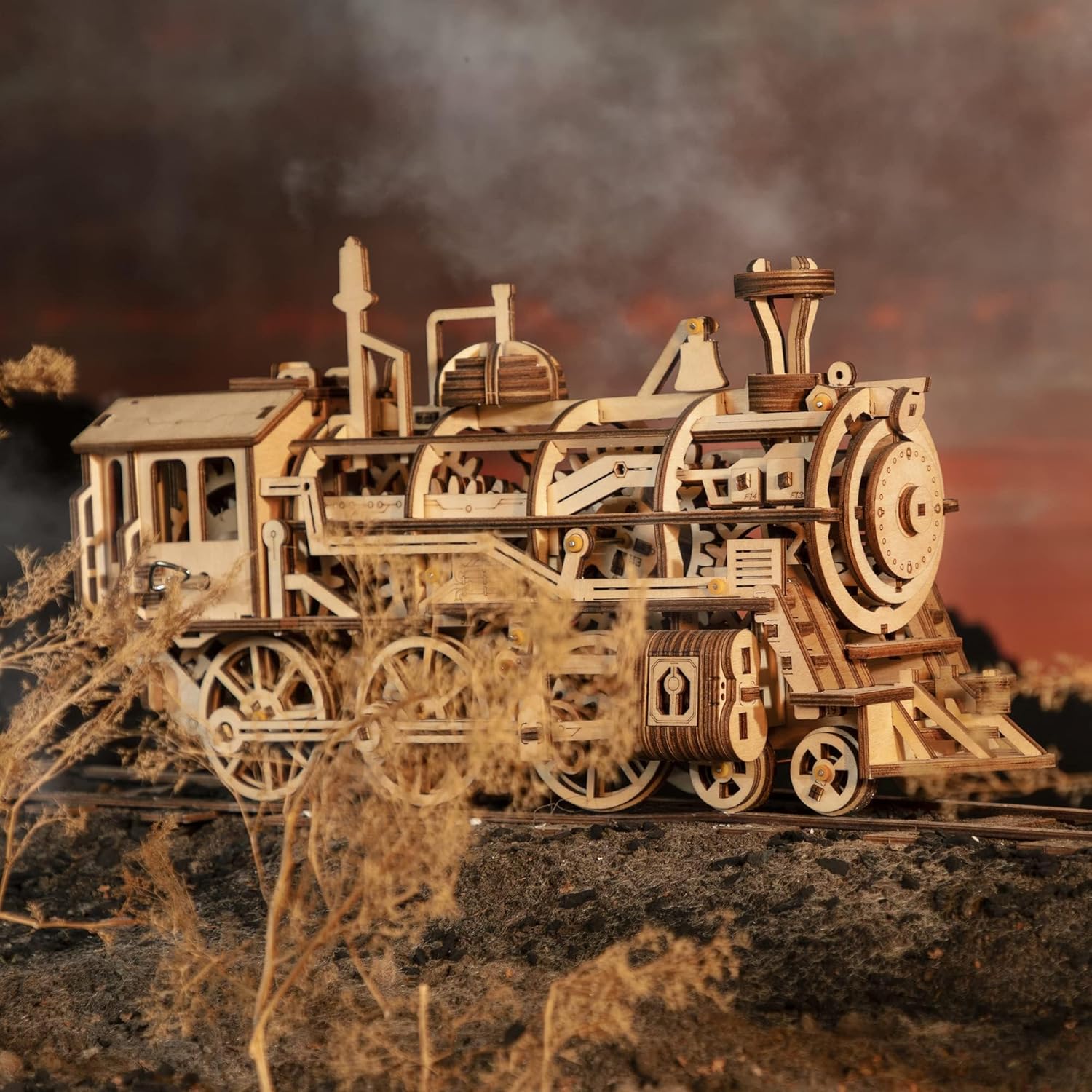 Robotime ROKR Movable Locomotive