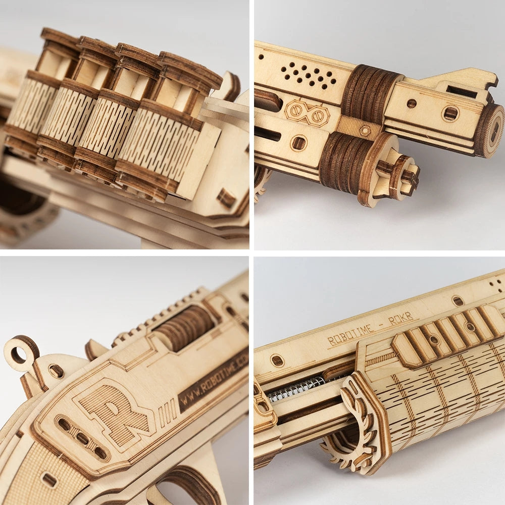 Robotime ROKR Revolver Gun (3D Wooden Puzzle)