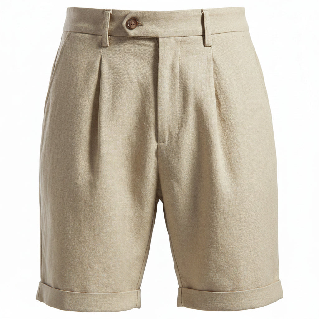 Men's Business-Casual Lyocell Cotton Shorts – Old Money Style