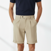 Men's Business-Casual Lyocell Cotton Shorts – Old Money Style
