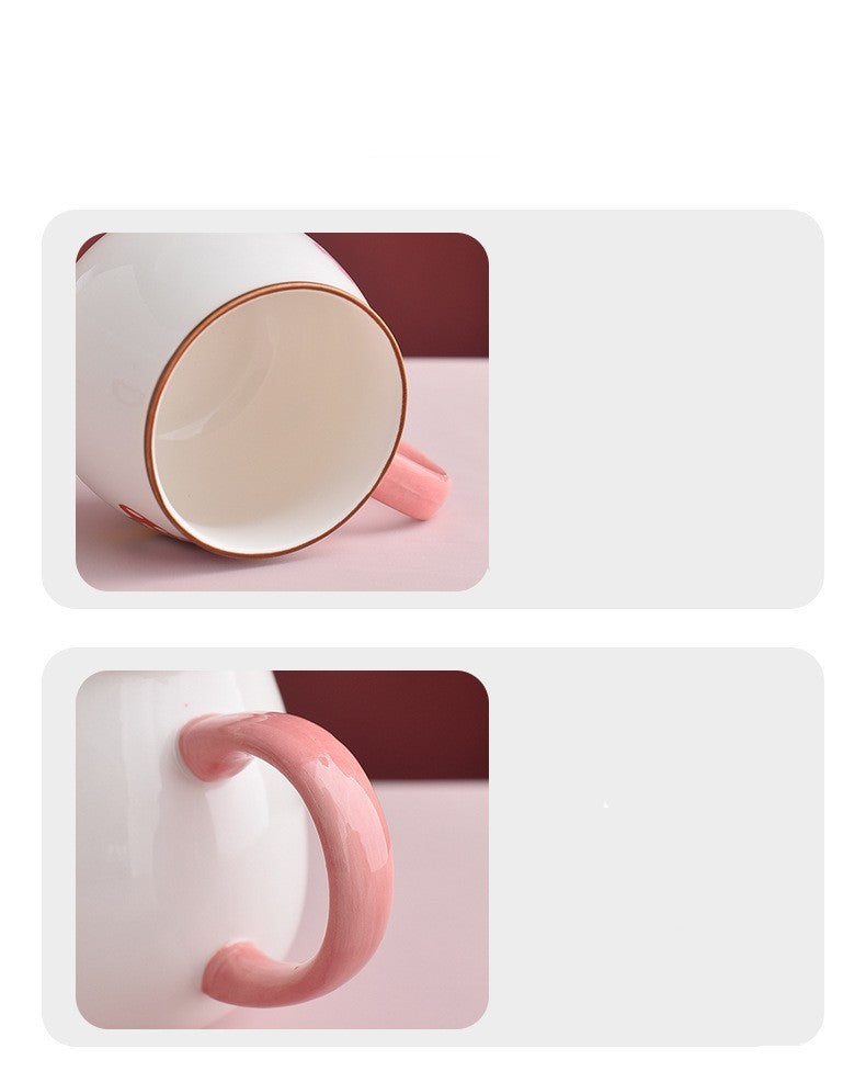 Creative Mushroom Mug Cartoon Lovers Office