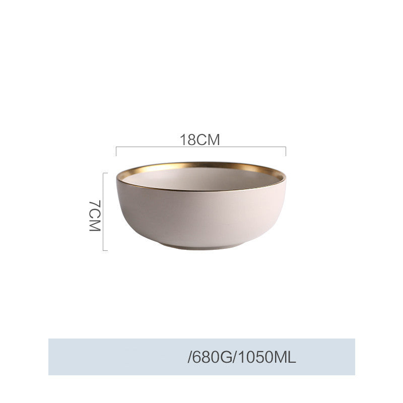 Phnom Penh solid color ceramic tableware