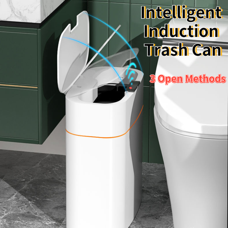 Motion sensor trash bin