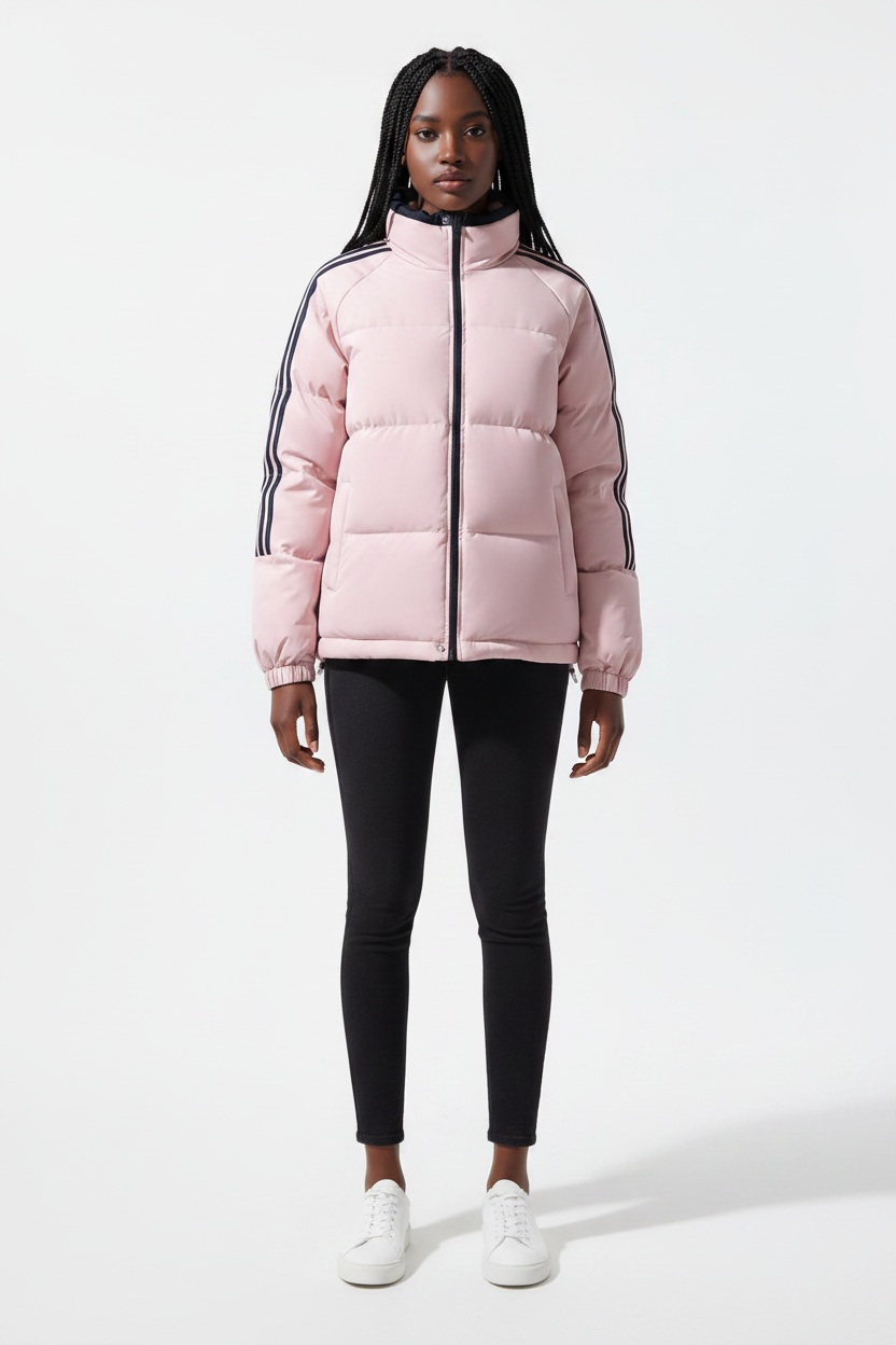 Women's Thickened Down Cotton Puffer Jacket – Warm Winter Coat