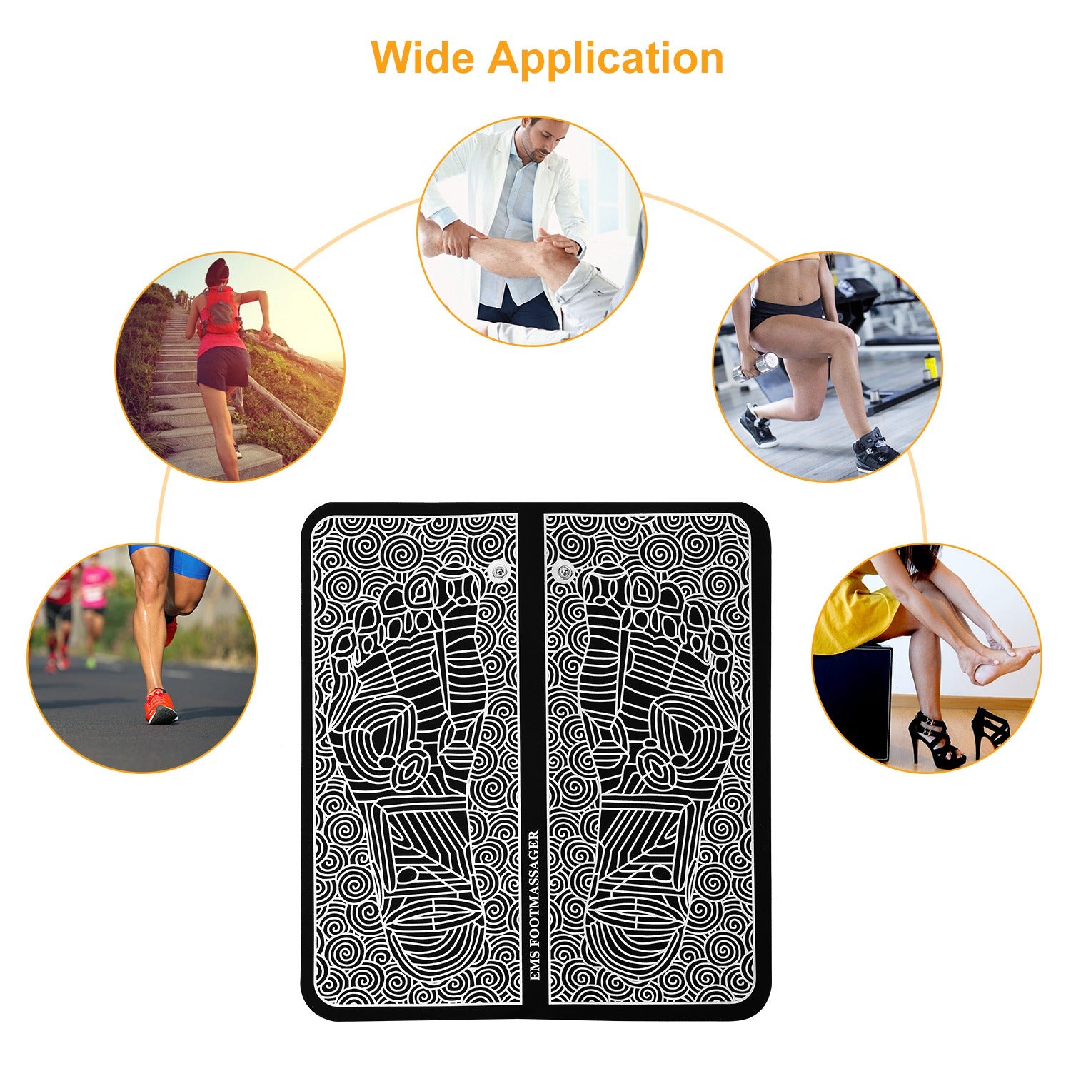 Electric EMS Foot Massage Pad