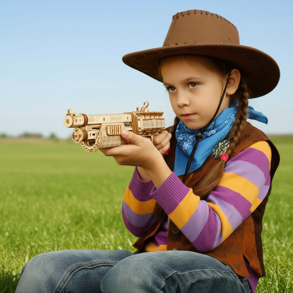 Robotime ROKR Revolver Gun (3D Wooden Puzzle)
