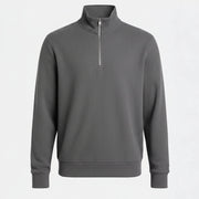 Men's Casual Sporty Slim-Fit Zip-Up Long-Sleeve Sweater