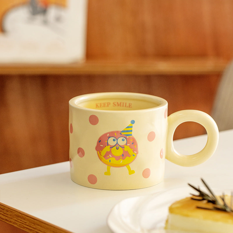 Cream Wind Band Cover Mug