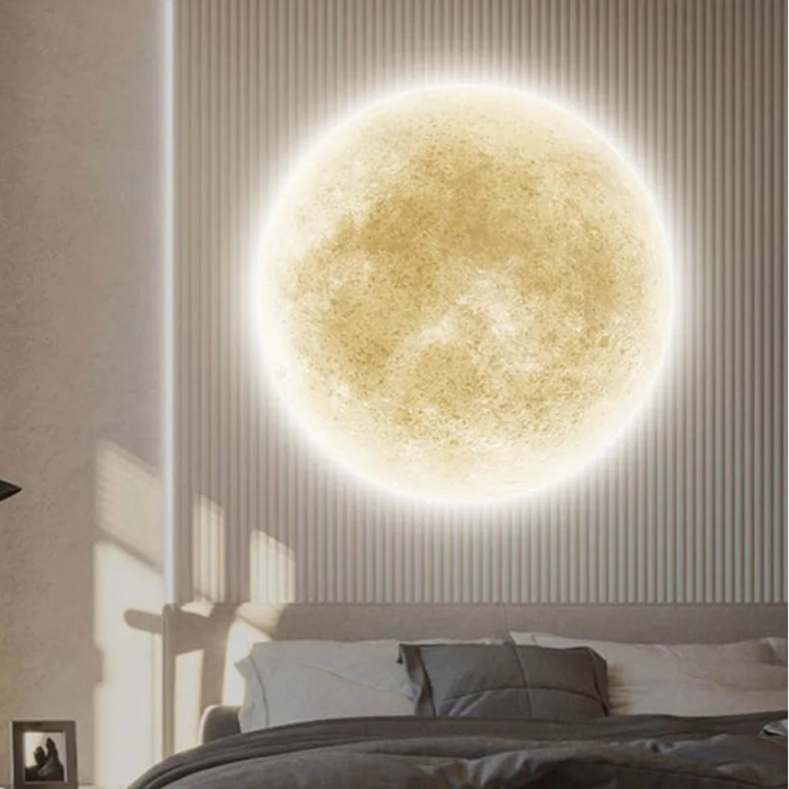 Simulation Moon Acrylic LED Wall Lamp