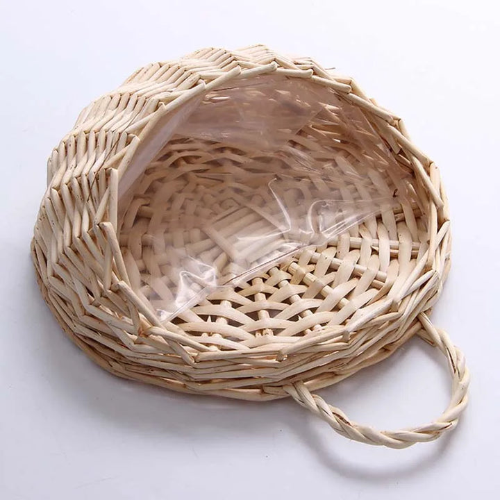 Hand Made Wicker Rattan Flower Planter