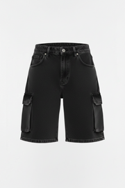 Women's Retro Workwear Denim Shorts
