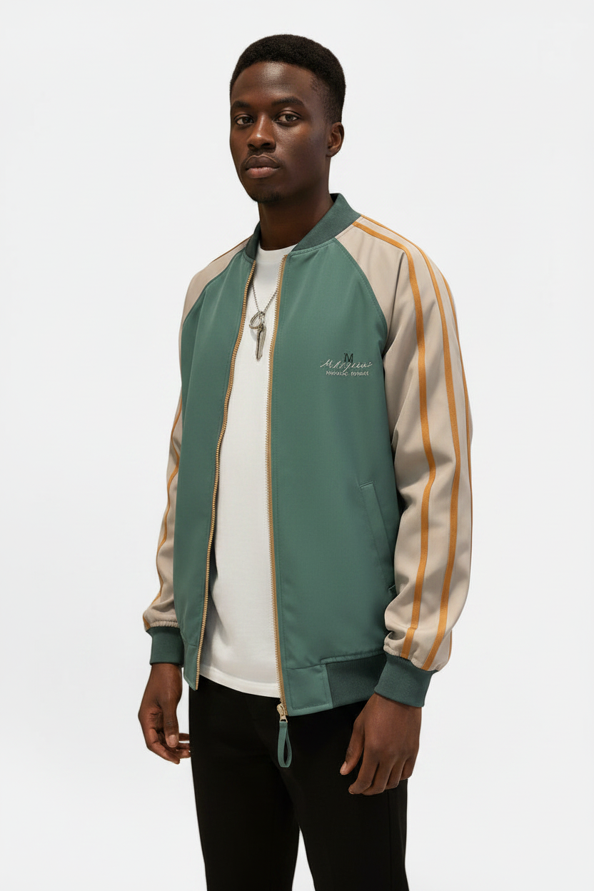 Vulture Print Bomber Jacket
