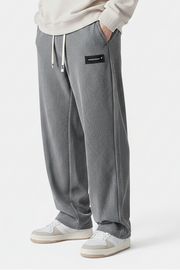 Men's Fashionable Straight-Leg Corduroy Trousers – European & American Style