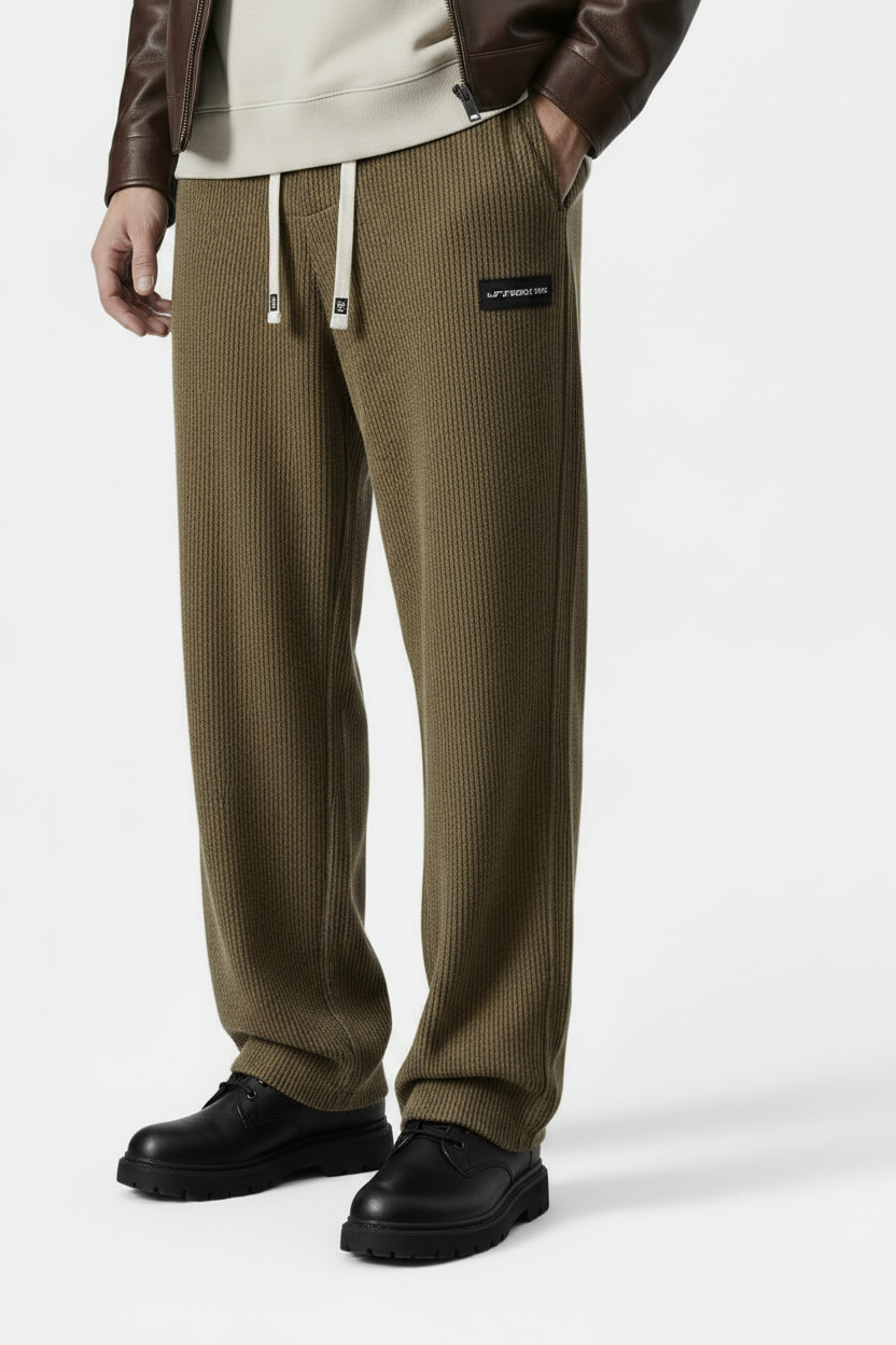 Men's Fashionable Straight-Leg Corduroy Trousers – Premium Colour Edition