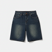 Womens Fashionable Vintage Washed Denim Shorts