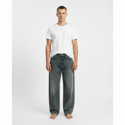 Unlined Loose Straight Pants