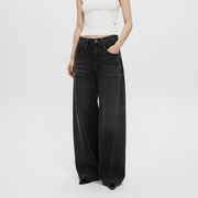 Retro Jeans Loose Straight Drooping Wide Leg Pants