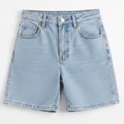 American-style Vintage Distressed Washed Mini Denim Shorts