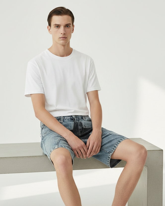Men's High Street Denim Shorts