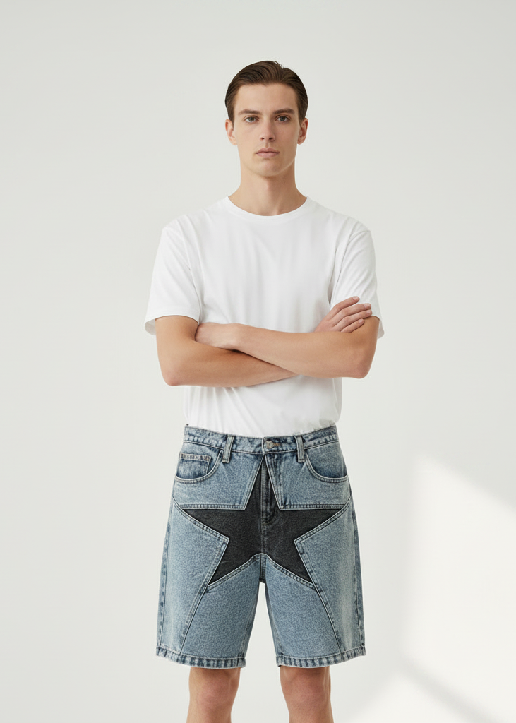 Men's High Street Denim Shorts