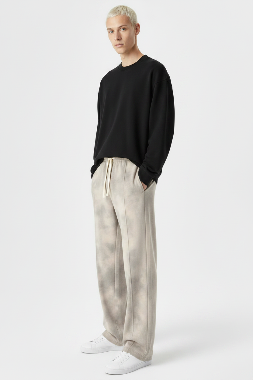 Men's Retro Casual Loose Wide-Leg Pants