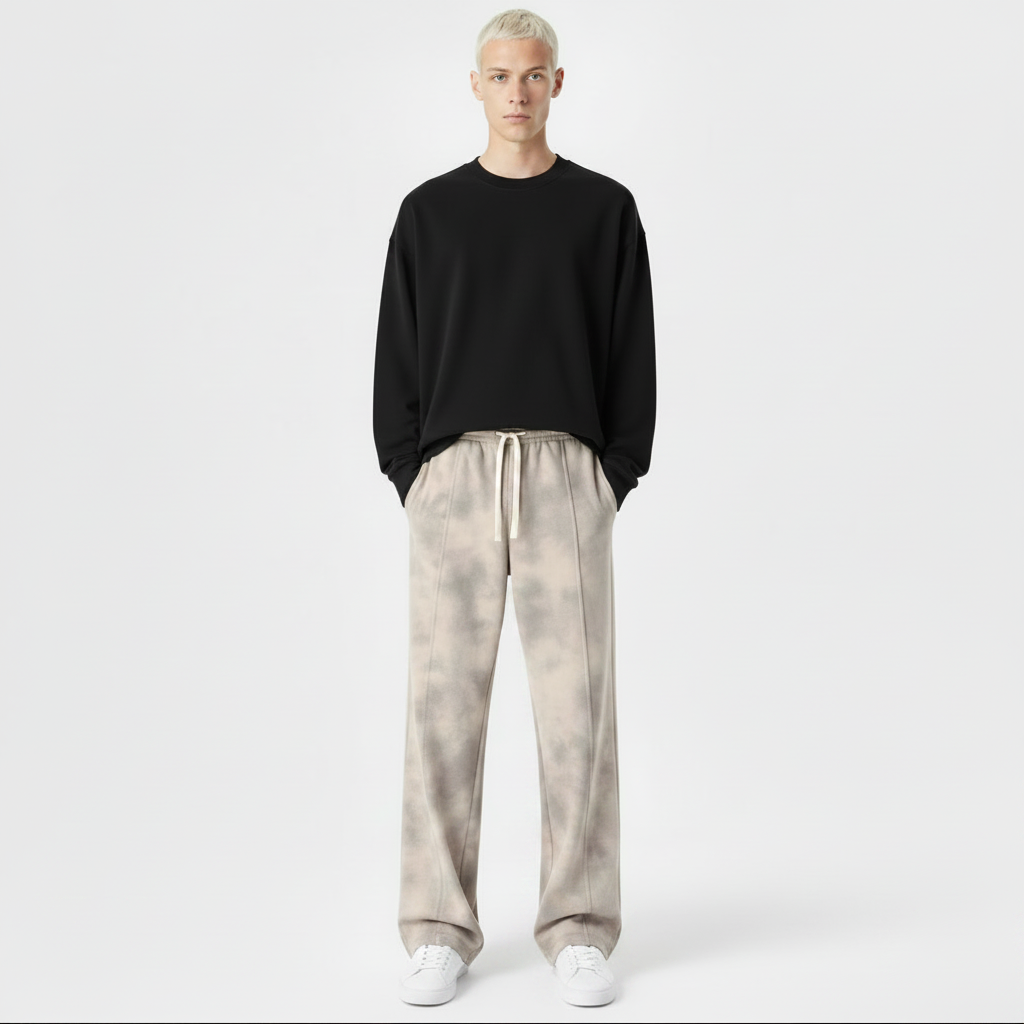 Men's Retro Casual Loose Wide-Leg Pants